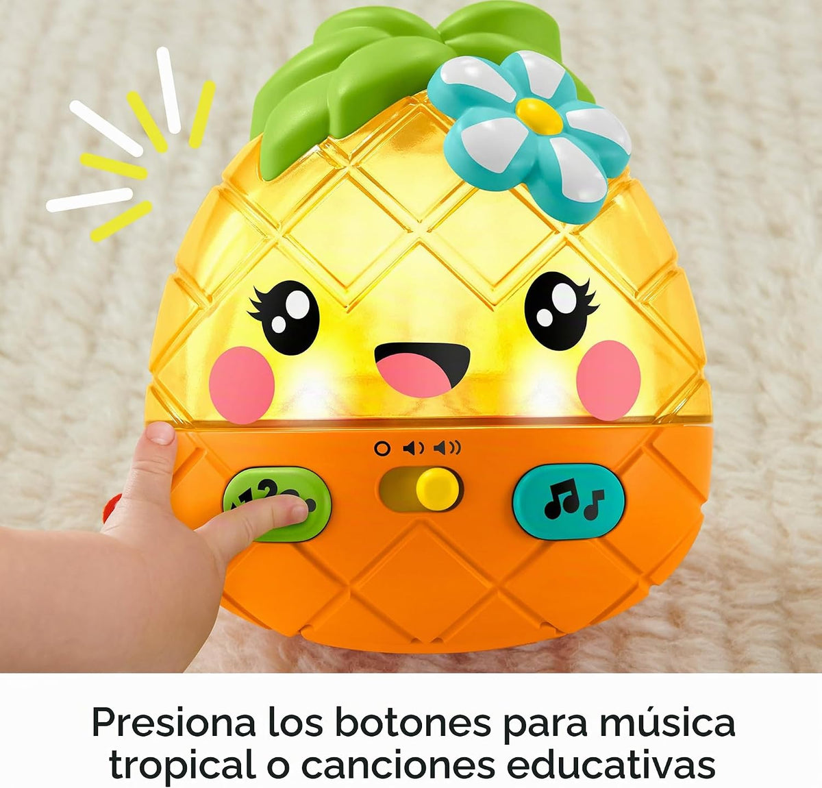 Fisher-Price Paradise Pals Magical Lights & Tunes Piña, juguete de
