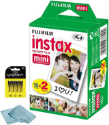 Fujifilm Película instantánea Instax Mini, 20 disparos (10 hojas x...