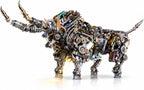 Rompecabezas de metal 3D para adultos, kits de modelo de bisonte, rompecabezas de metal 3D, toros mecánicos, bloques de construcción, montaje difícil de bricolaje, regalos de alta gama para hombres