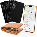 Paquete de 4 tarjetas Air Tag Tracker 2026, ultra delgada, 0.07 pulgadas, impermeable IP68, funciona con Find My (iOS), para carteras, llaves, equipaje, bolsas