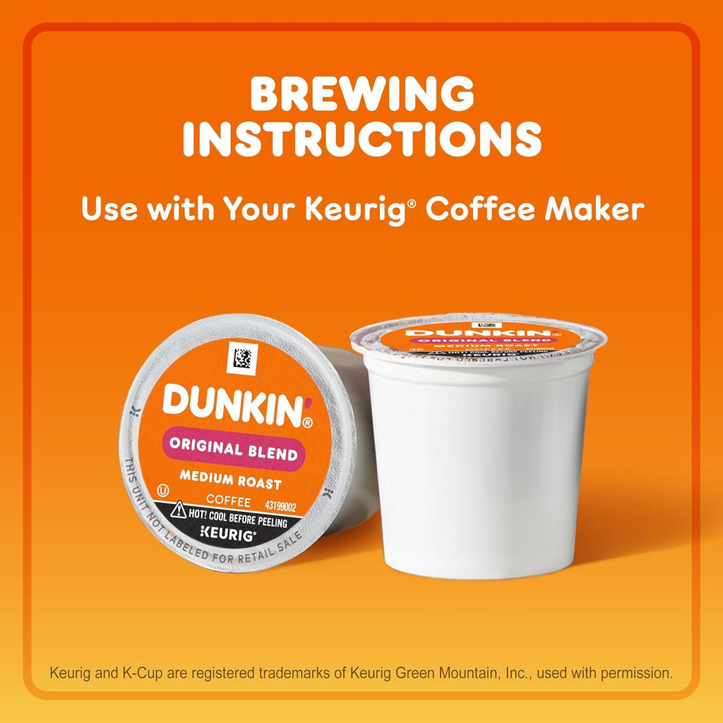 Dunkin' Original Blend - Cápsulas Keurig K-Cup de café tostado medio