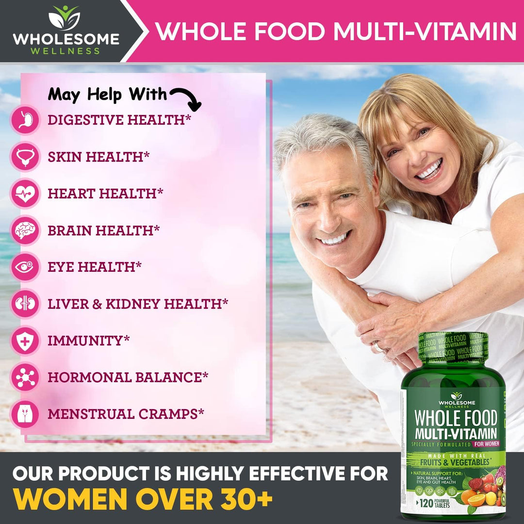 Whole Food Multivitamínico para mujeres \u2013 Multi Vitaminas, Min...