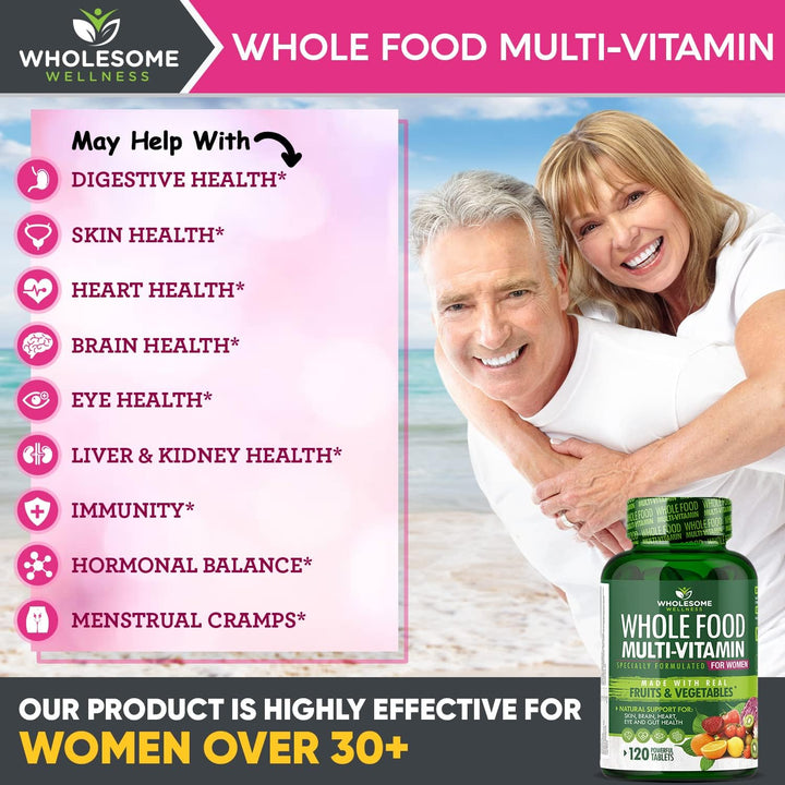 Whole Food Multivitamínico para mujeres \u2013 Multi Vitaminas, Min...
