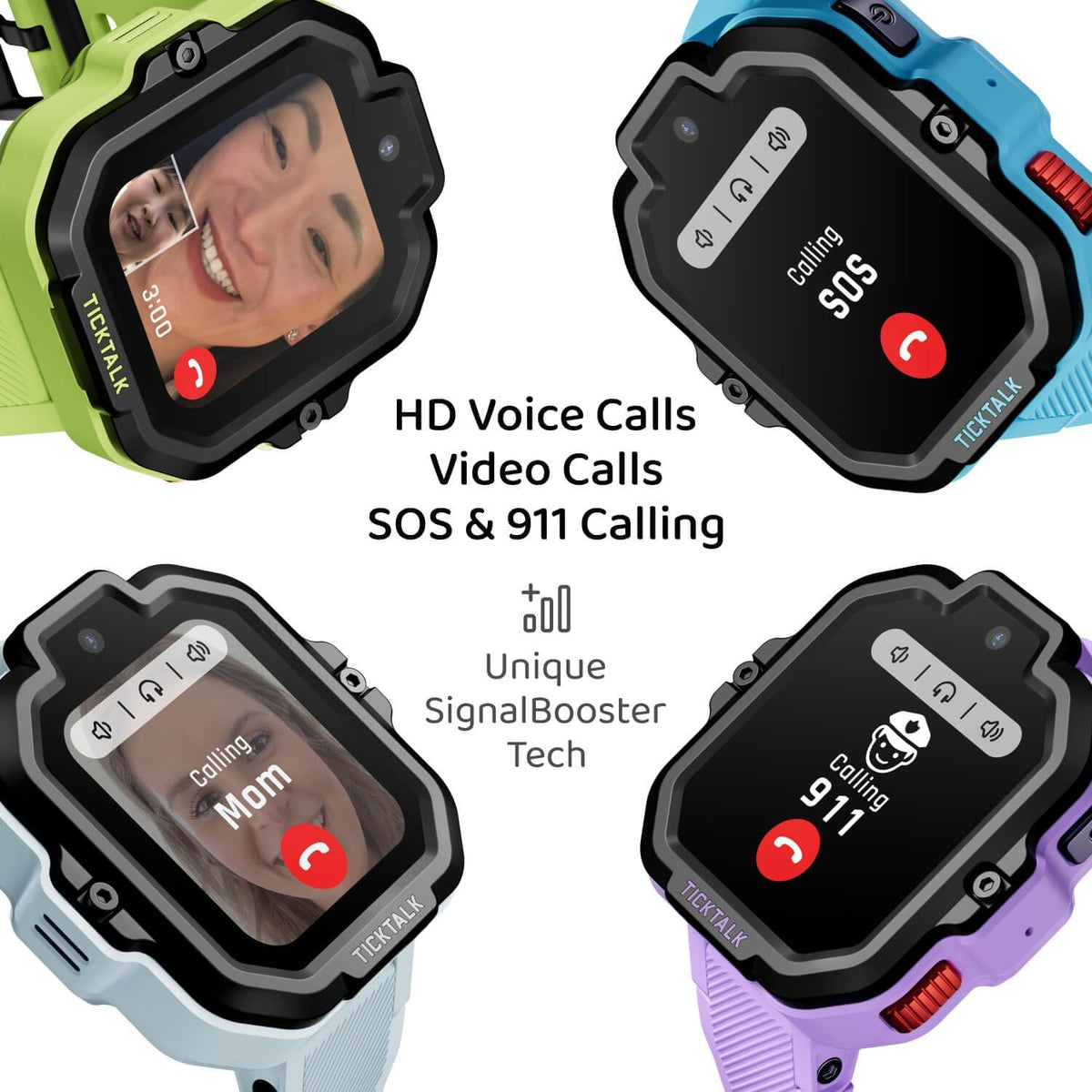 TickTalk Reloj inteligente para niños con rastreador GPS, llamadas