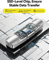 MOVE SPEED Unidad de Estado Sólido de 1TB 570MB\/s Unidad USB de Al...