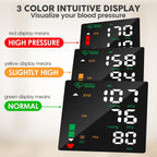 Double love Monitor de Presión Arterial de Muñeca con Pantalla LED, Pantalla Táctil, Brazalete de Presión Arterial de Muñeca 99x2 Memoria de Lectura Monitor de Presión Arterial de Muñeca con Estuche
