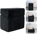 Lámpara Reposapiés para debajo del escritorio, reposapiés ergonómico de oficina con 3 alturas ajustables, reposapiés de espuma viscoelástica de alta densidad para el hogar, viajes, avión con funda lavable