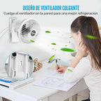 BESKAR Ventilador USB con clip, ventilador de escritorio pequeño po...