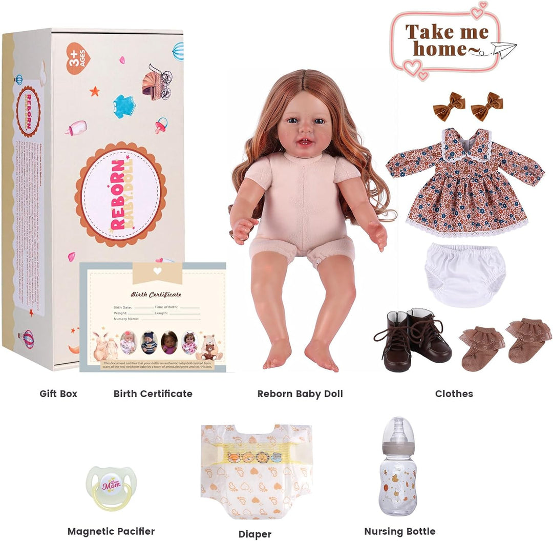 BABESIDE Muñeca Reborn Baby Doll Toddler Girl \u2013 20 pulgadas, m...