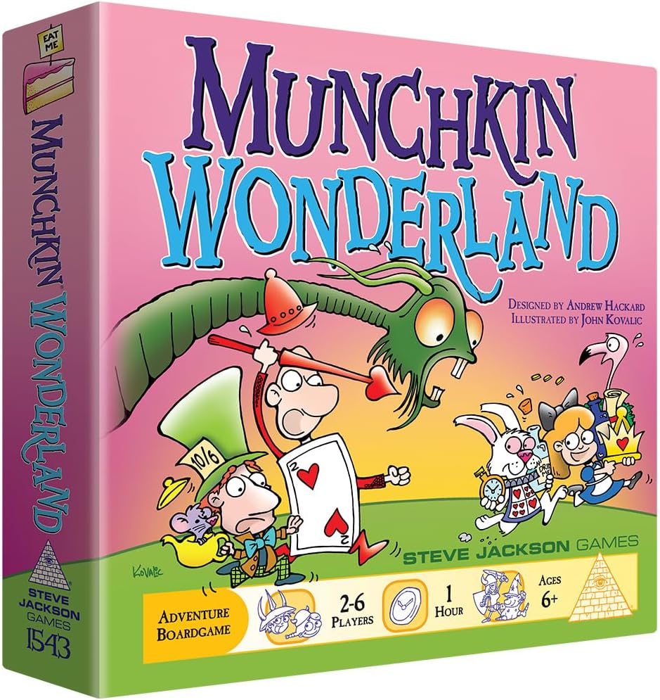 Munchkin Wonderland - Juego de mesa familiar y juego de cartas