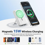 Azmuth Banco de energía magnético, 10000 mAh para batería MagSafe,...