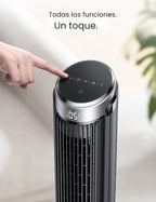 DREO Ventilador de torre para dormitorio, ventiladores oscilantes d...