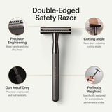 MANSCAPED® The Plough® 2.0 Maquinilla de Afeitar de Seguridad Facia...