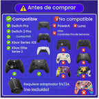 Cargador de doble controlador para Switch 2 Pro, Switch Pro, PS5 y Xbox