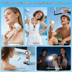 SSWind Ventilador portátil de mano de 6000 mAh con refrigeración po...