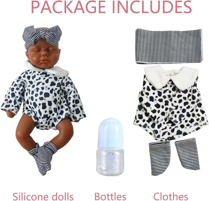 Niño de 12 Pulgadas, Muñecas de Bebé Reborn de Silicona, Muñeca de...