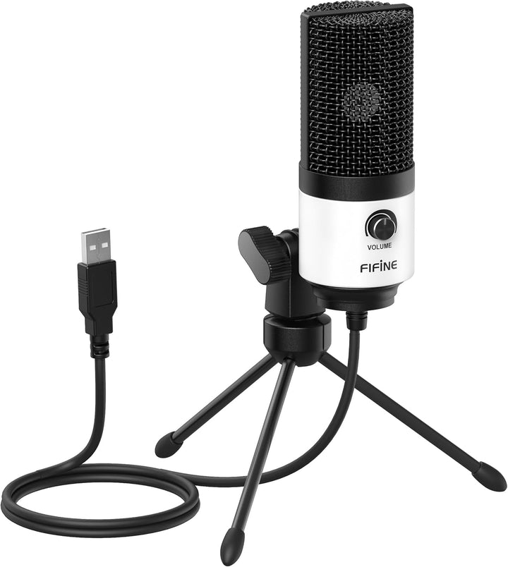 FIFINE - Micrófono USB para podcast, micrófono de grabación para PC...