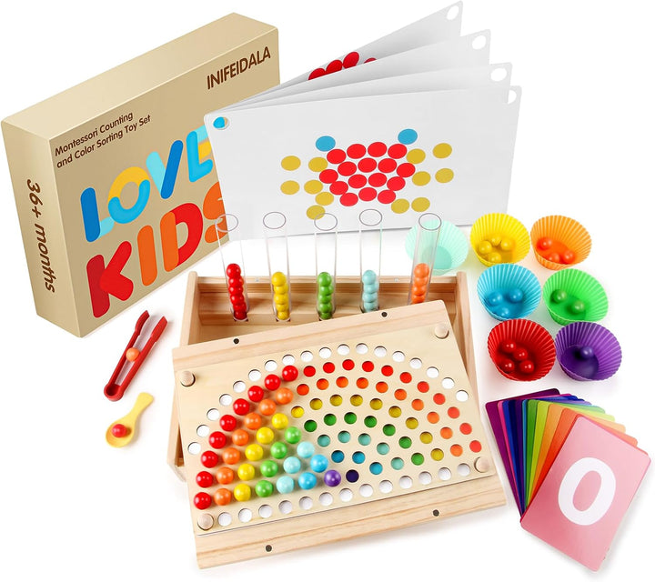 INIFEIDALA Juguetes Montessori de Aprendizaje para Niños Pequeños d...