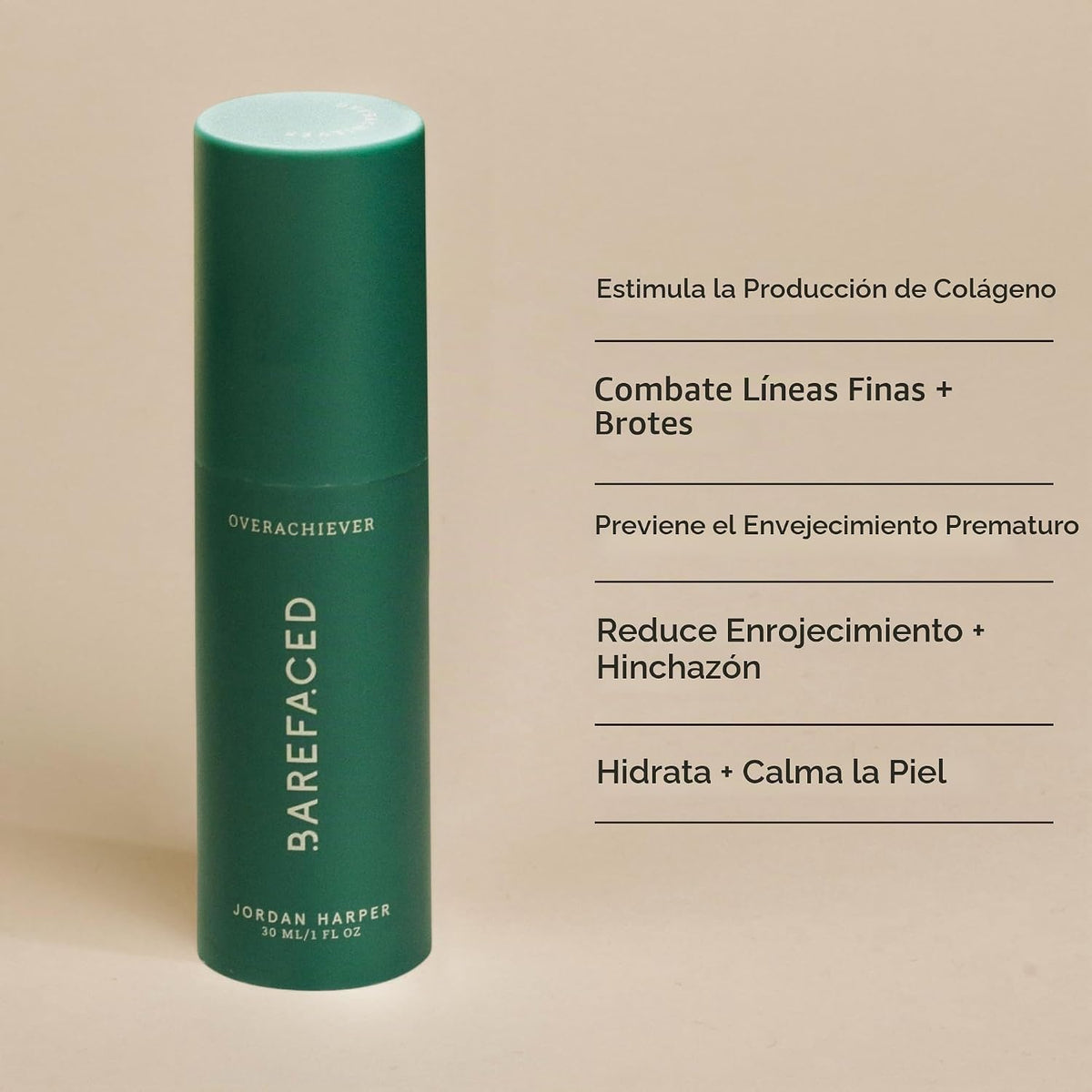 Barefaced Kit minimalista: almohadillas tonificantes originales y refuerzo de piel Overachiever 10 en 1 | Piel más suave y brillante en dos sencillos pasos