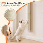 Rascador de pared para gatos de 60 pulgadas de alto