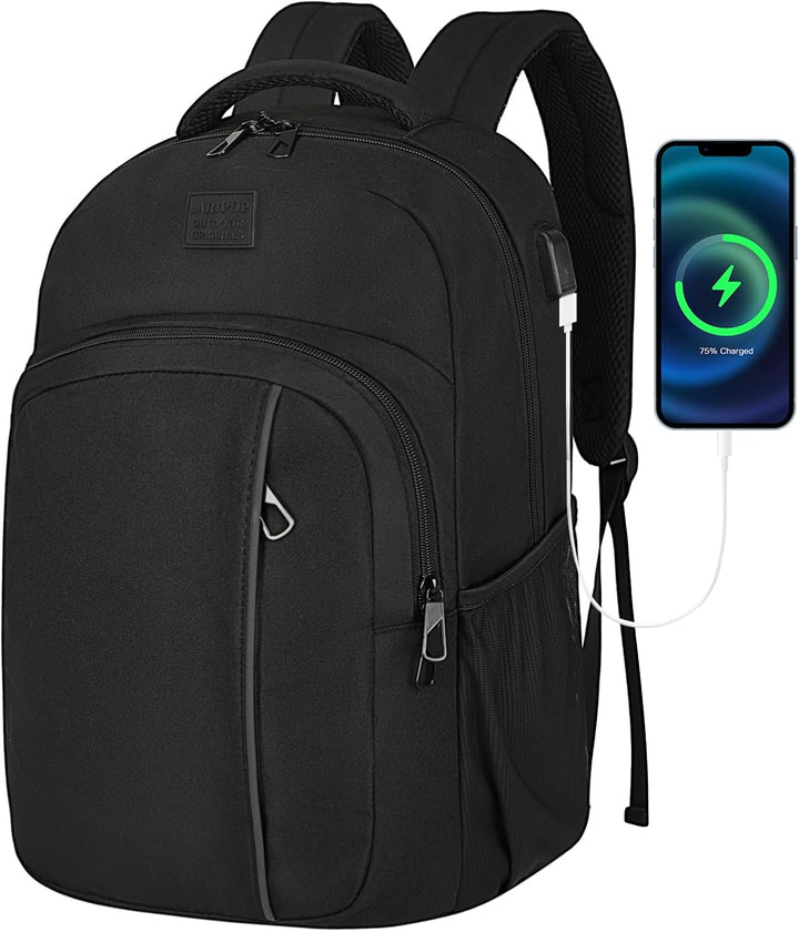 LARIPOP Mochila extra grande, mochila para laptop de negocios de 17...