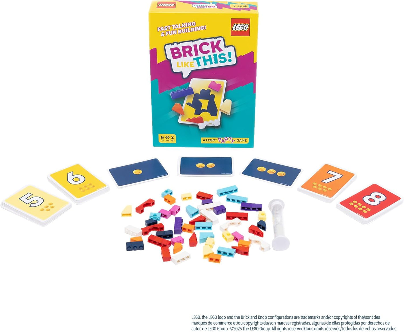 Asmodee Brick Like This El juego oficial de Lego Party -