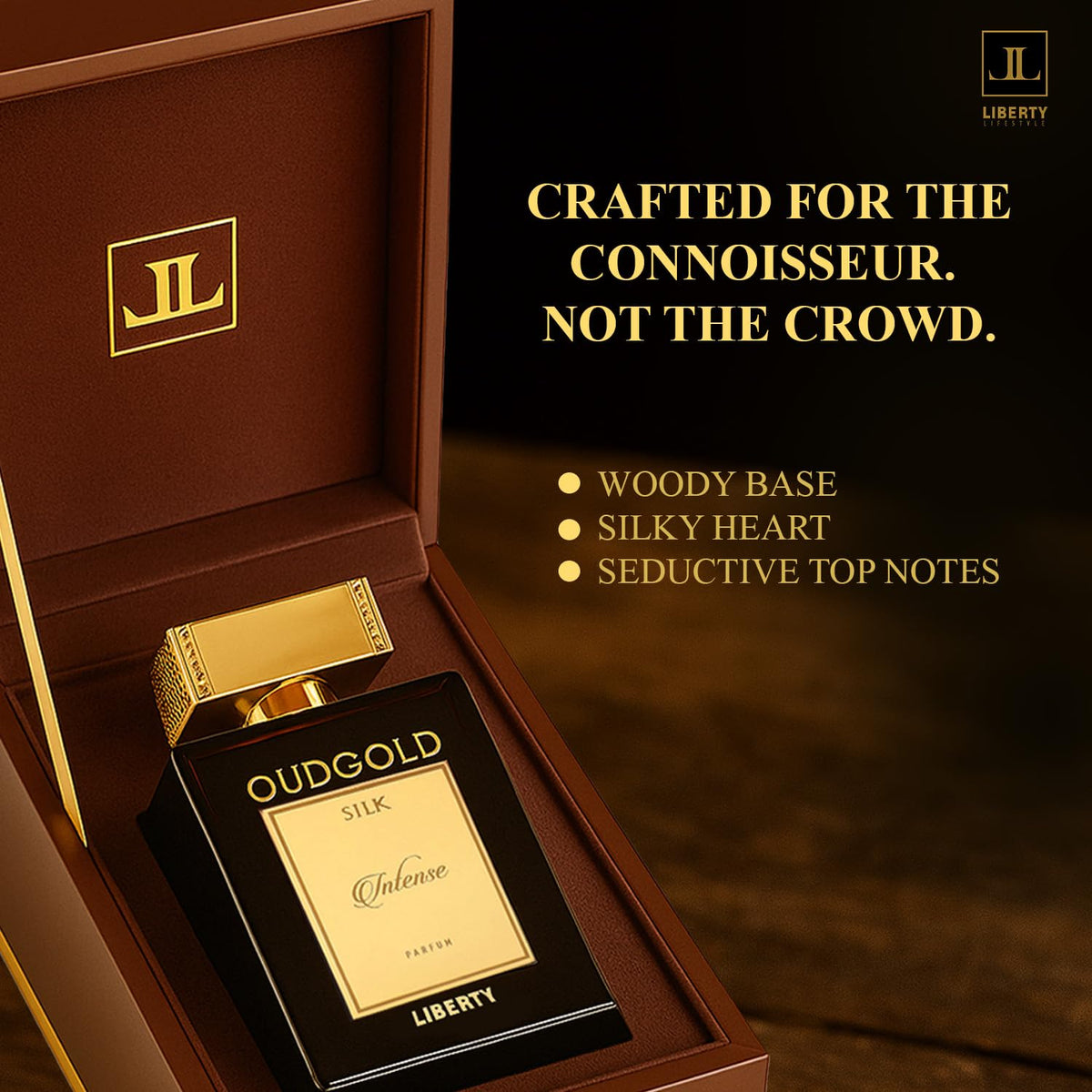 Liberty Premium Oud Luxury Seductive Long Lasting (3 días) OudGold...