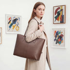 S-ZONE Bolsa de mano para mujer, bolsos de trabajo, bolsos de mano, correa