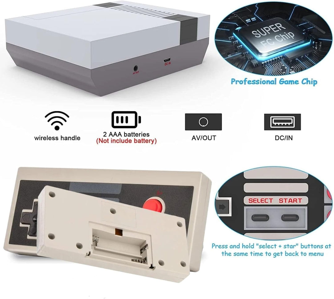 Consola de juegos retro consola de juegos clásica de mini