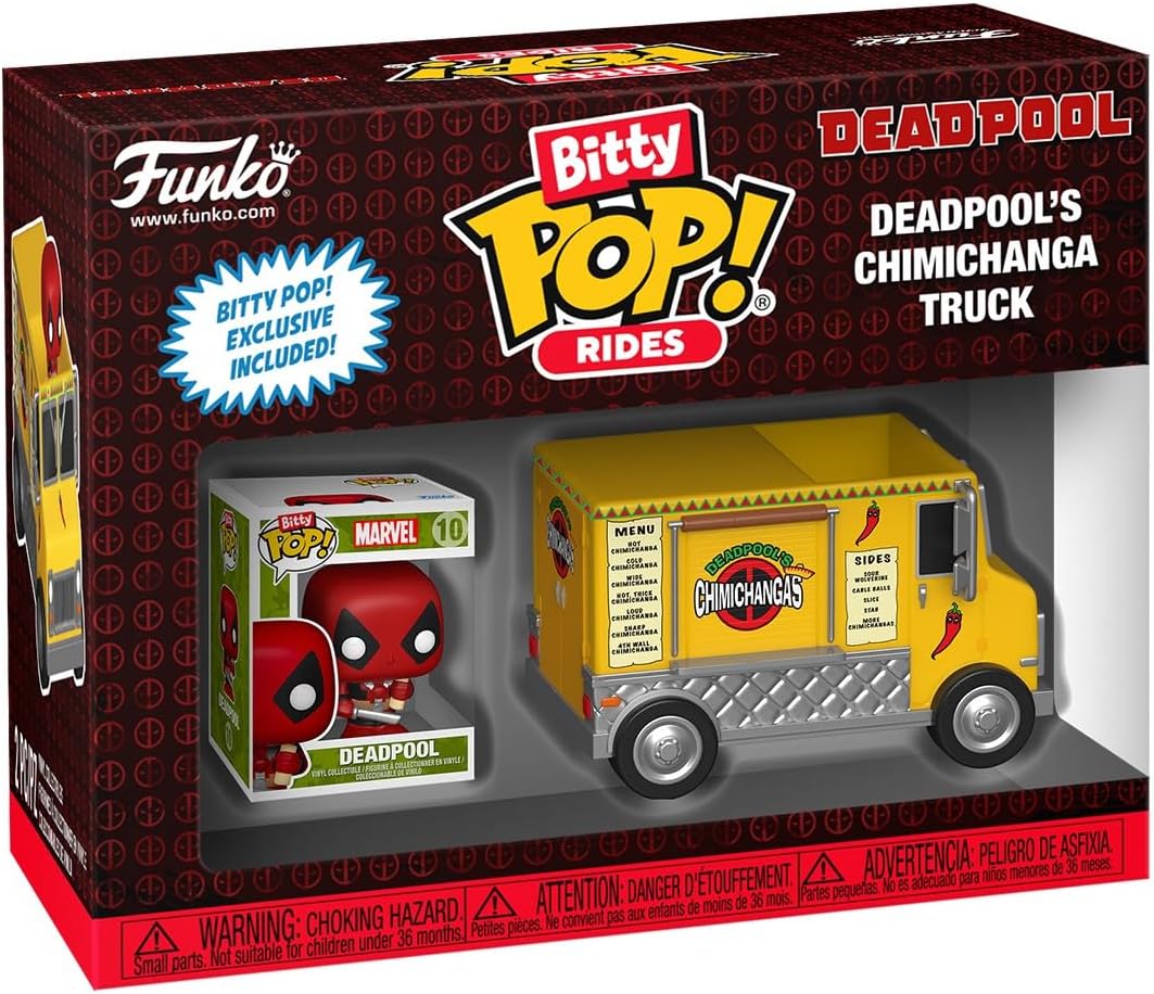Funko Pop Bitty Ride Marvel - Deadpool Chimichanga Truck -