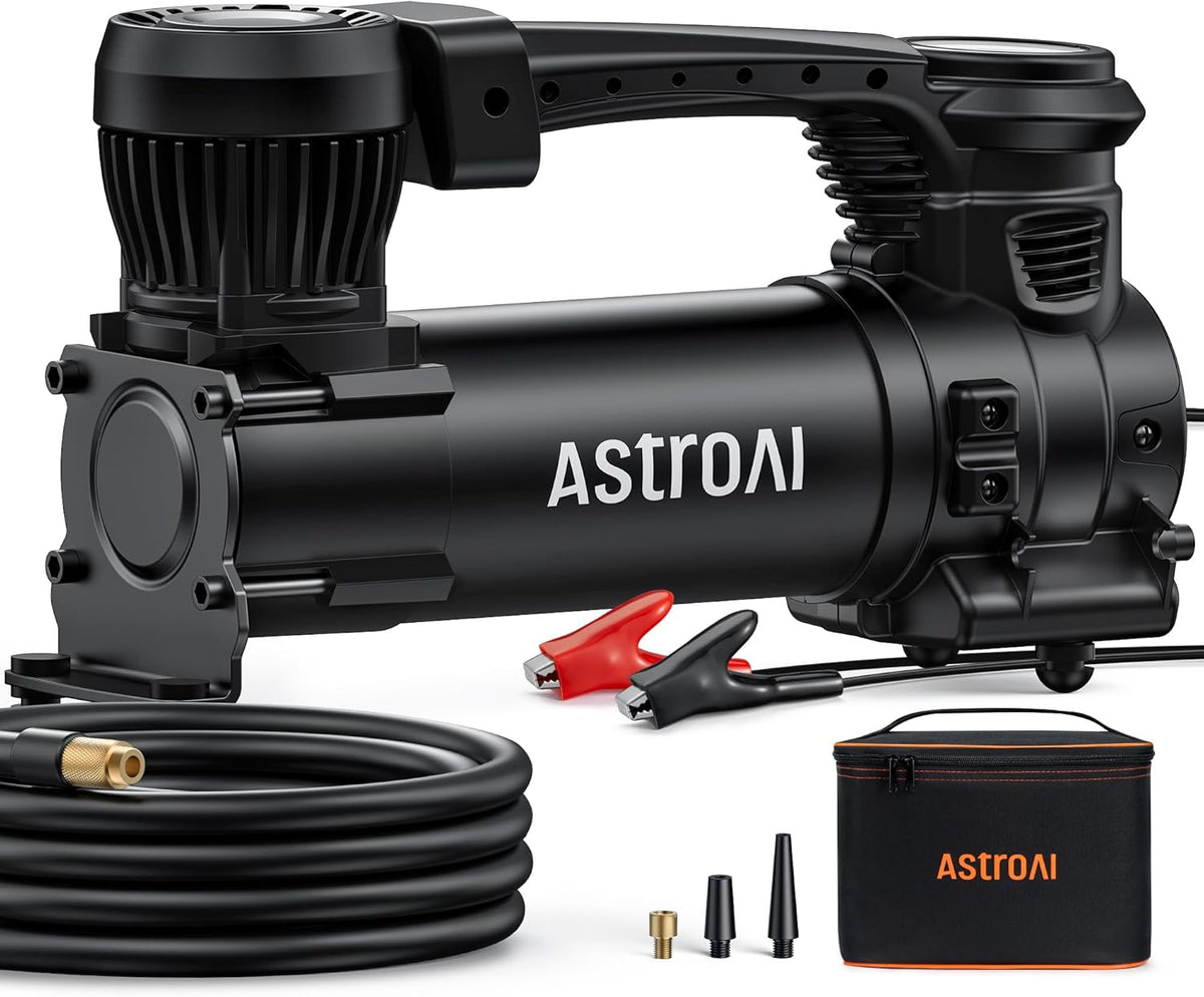AstroAI T3 Compresor de aire de alta resistencia 12V Compresor de a...