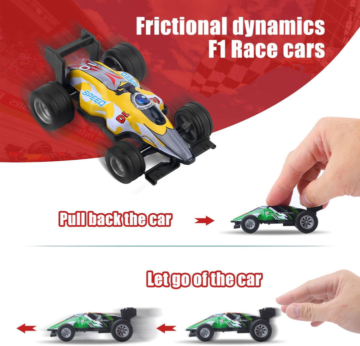 Juego de 12 modelos de autos de juguete de tracción 143