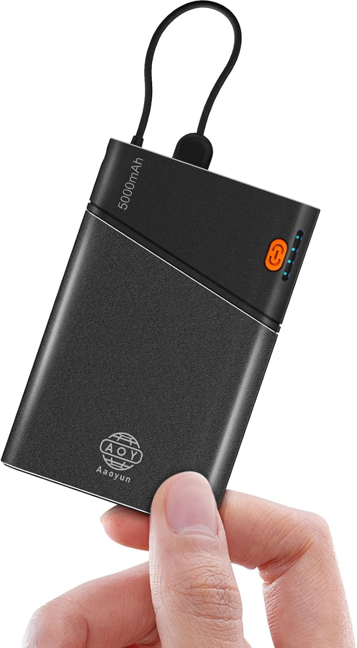 Aaoyun Mini banco de energía portátil, cargador portátil más pequeñ...
