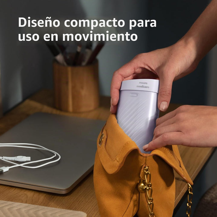Philips Sonicare Compact Flosser 1000, morado, Cepillo de dientes e...