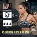 HAOYUYAN Auriculares inalámbricos, auriculares Bluetooth deportivos...