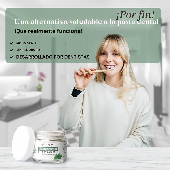 Viviendo Bien con la Dra. Michelle Polvo dental remineralizante | F...