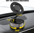 Soporte magnético para teléfono para automóvil con difusor de fragancia, soporte universal giratorio de 360° para teléfono móvil compatible con MagSafe iPhone 17/16/15/14/13/12 y más (gris