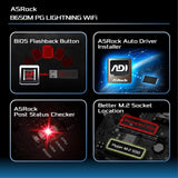 ASRock B650M PG Lightning WiFi 6E AMD Ryzen Serie 9000\/8000\/7000...