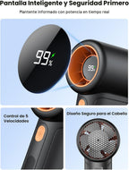Warmco Ventilador de mano portátil Turbo de 10000mAh | Tiempo de ej...