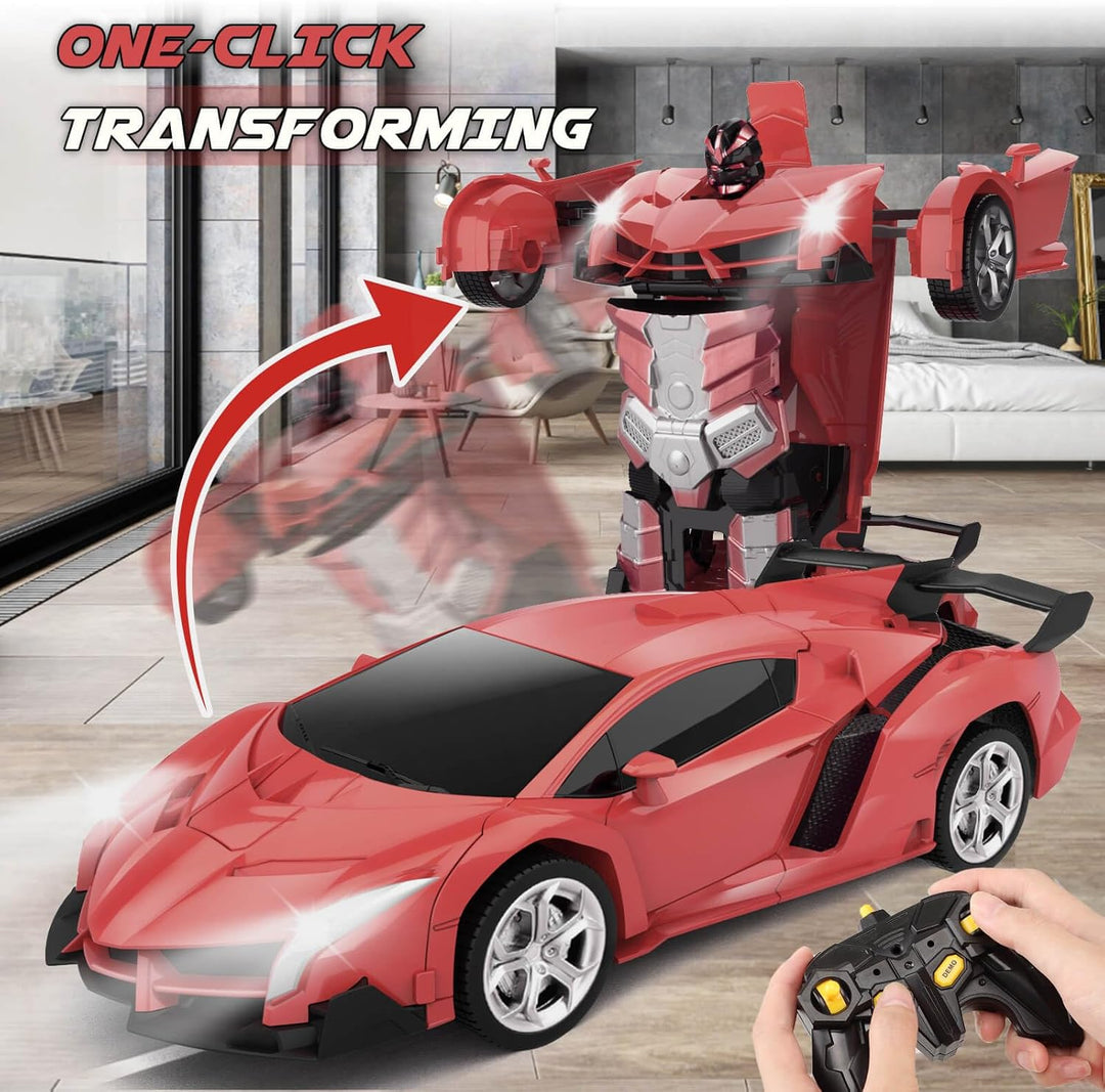 Britik - Auto transformador a control remoto, juguete para niños de...