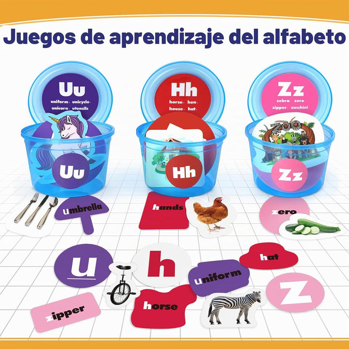 Joyreal - 271 juguetes de aprendizaje del alfabeto para clasificado...