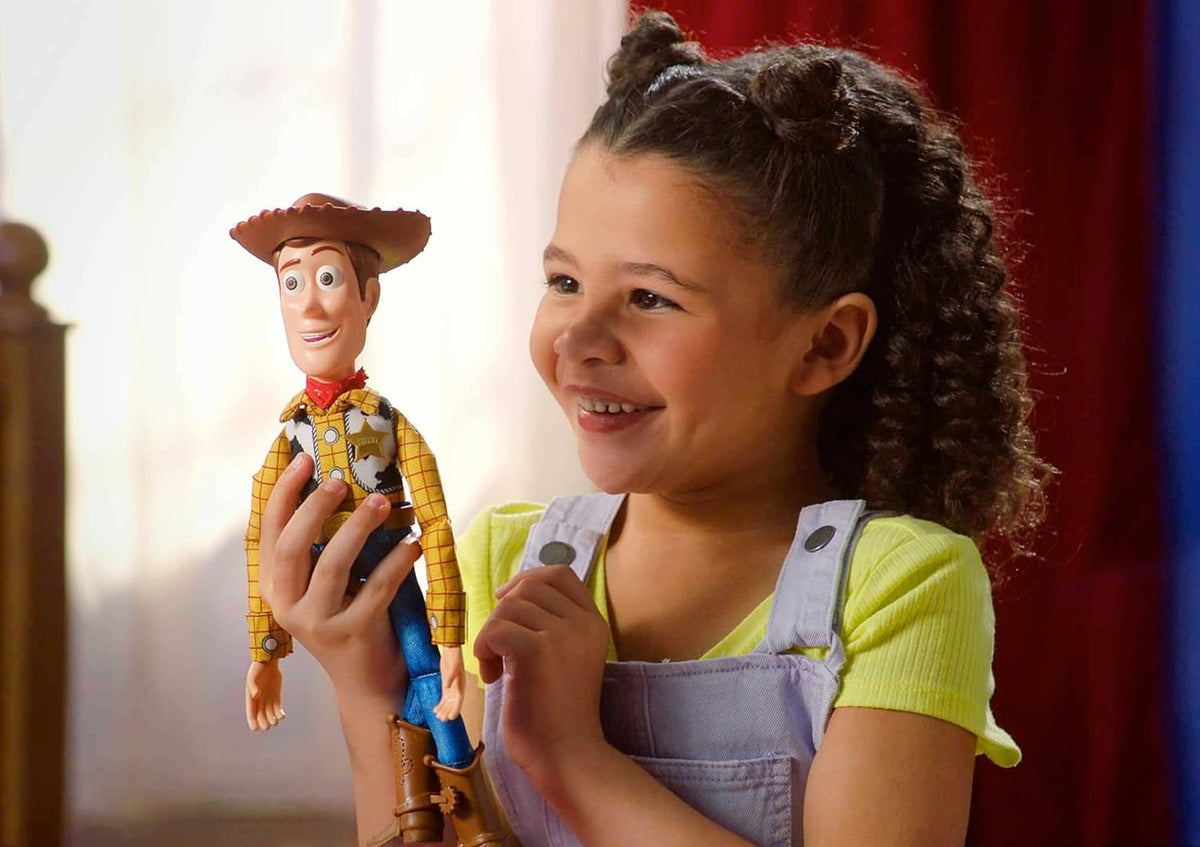 Mattel Disney Pixar Toy Story Talking Woody Figura de
