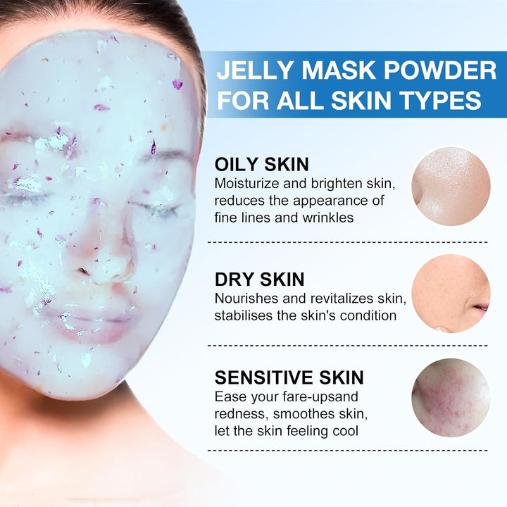 Angeland Mascarilla de gelatina para tratamientos faciales profesio...