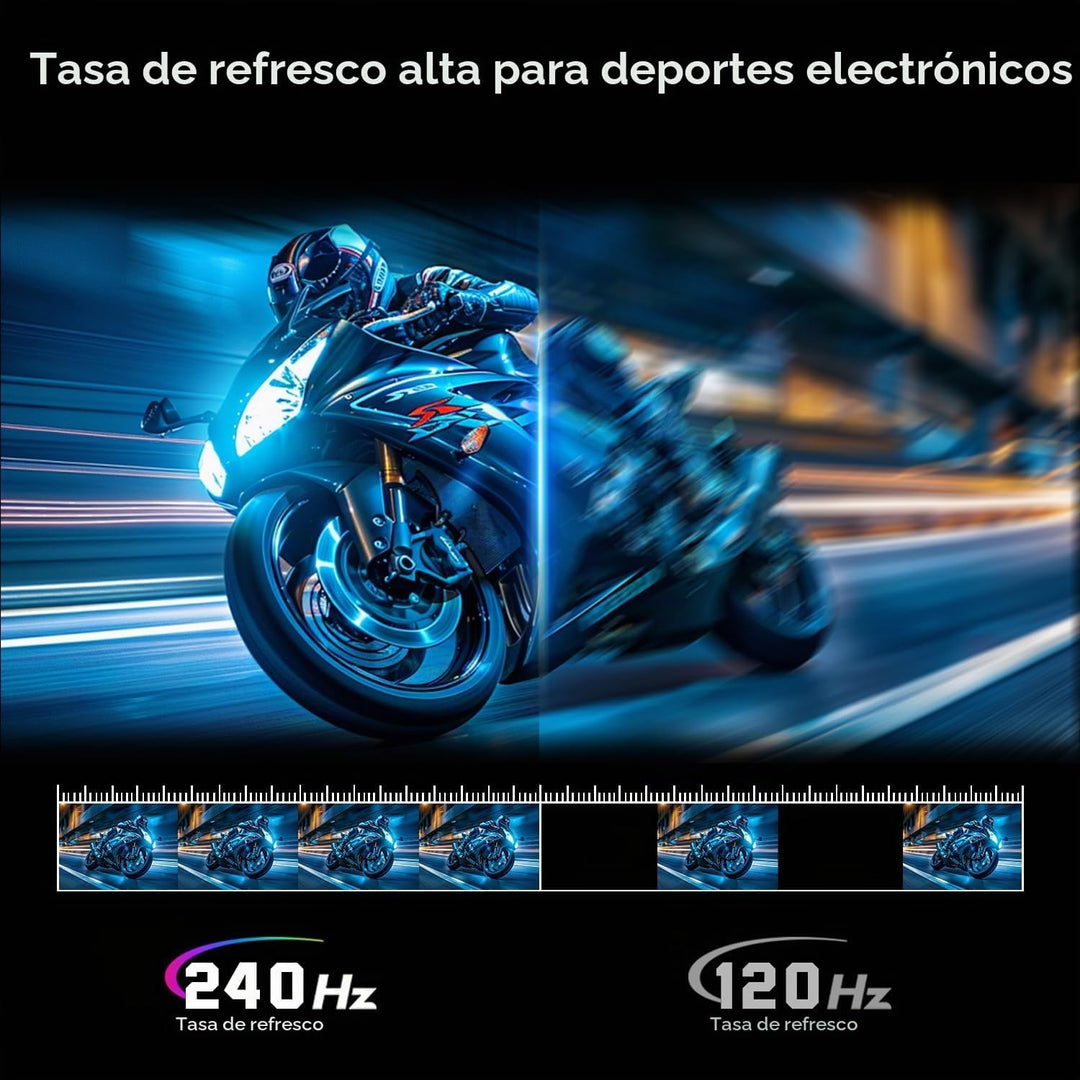 ArcticPro - Monitor Gmaing de 24 pulgadas y 240 Hz, monitor FHD 108...