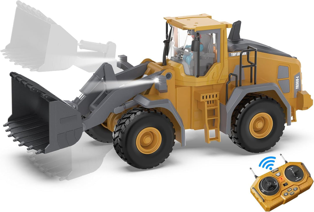 KIDMARKT Juguete cargador de ruedas de metal a control remoto | Cam...