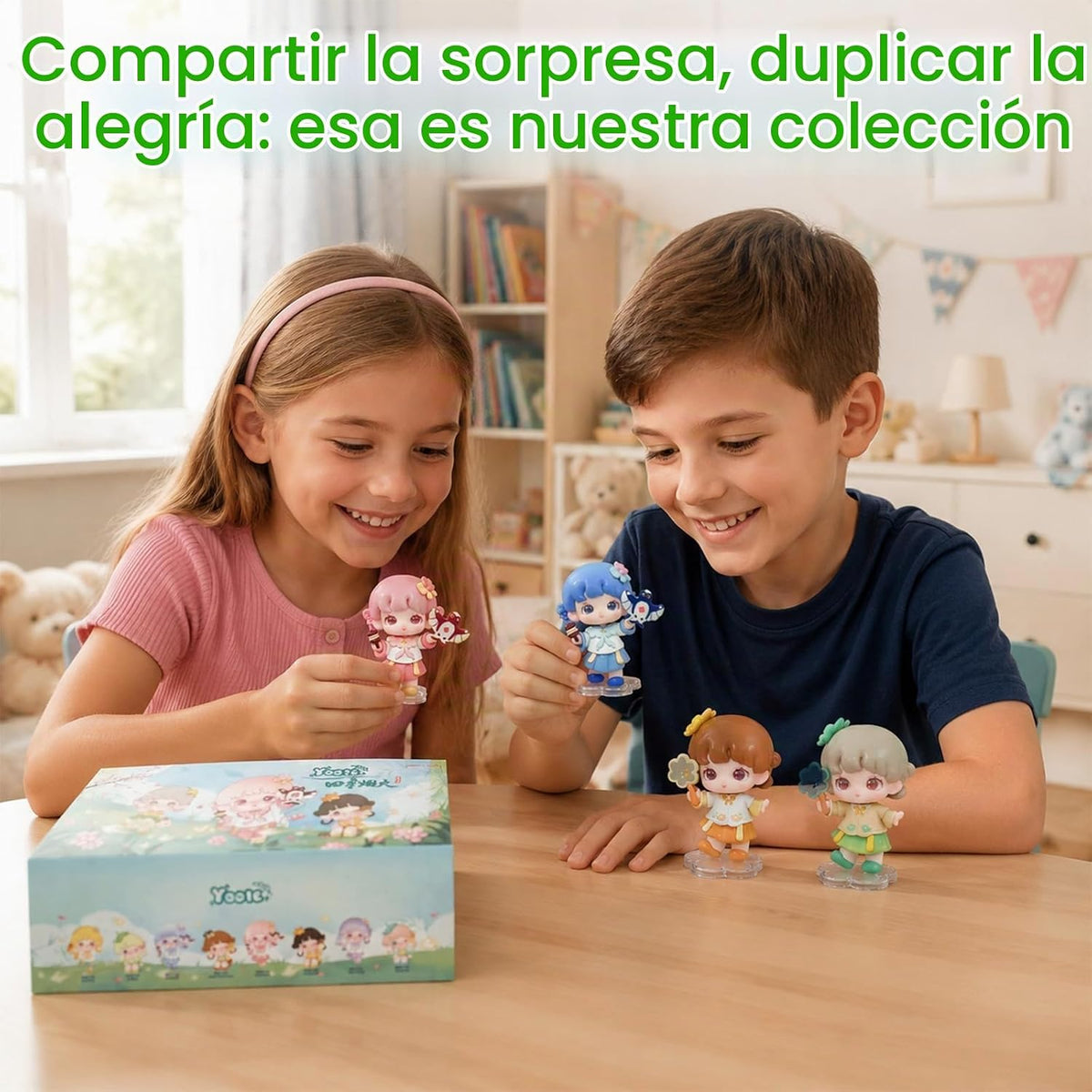 Paquete de 8 figuras de caja ciega con temática de temporada, juego de 8 unidades sin repetición, bonita caja misteriosa, figuras de acción aleatorias, juguetes coleccionables para