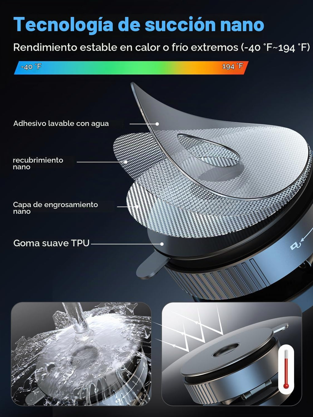 Soporte magnético para teléfono de coche para MagSafe, soporte de teléfono