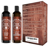 Juego de acondicionador para barba y lavado de barba con aceites de...