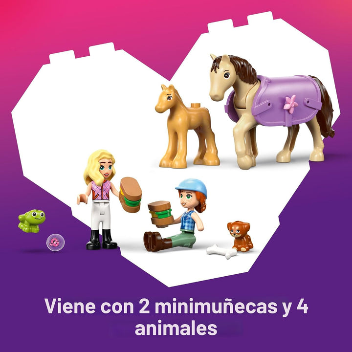 LEGO Friends Remolque de Caballos y Potro para Niñas y Niños - Jueg...