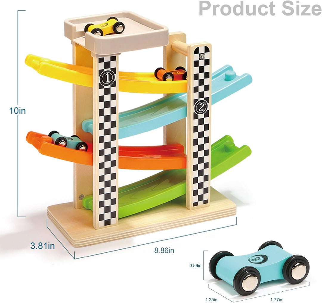 TOP BRIGHT Rampa de carreras infantil para niños de 1 a 2
